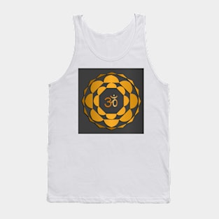 Mandal geometric design with Om in the center. Tank Top